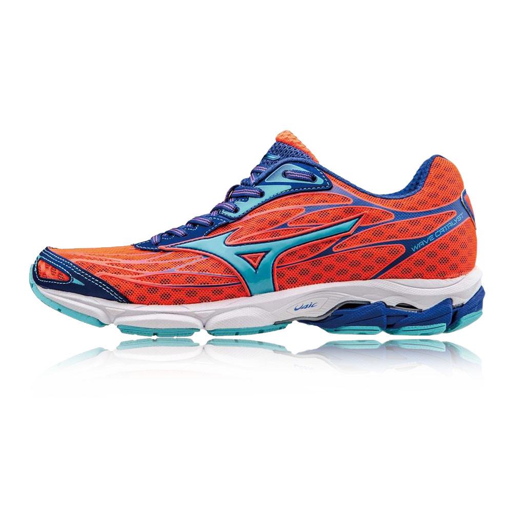 Mizuno – Mujer Wave Catalyst Para Mujer Zapatillas De Running Correr Naranja/Azul