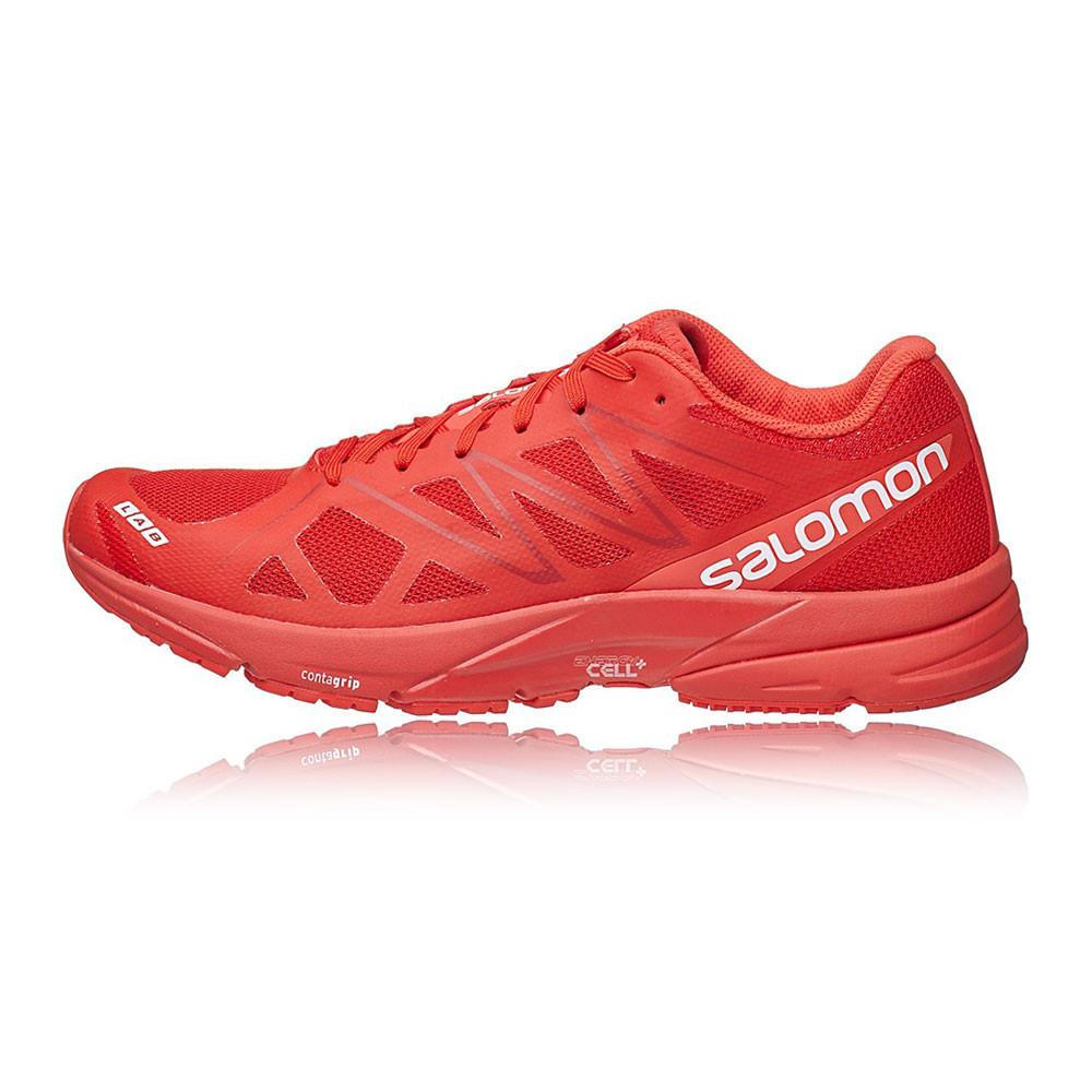 Salomon – Hombre S-Lab Sonic Zapatillas De Running Correr Rojo