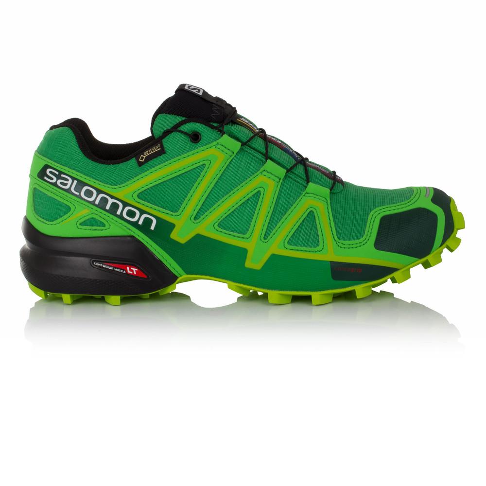 Salomon – Hombre Speedcross 4 Gore-Tex Trail Zapatillas De Running Correr Verde