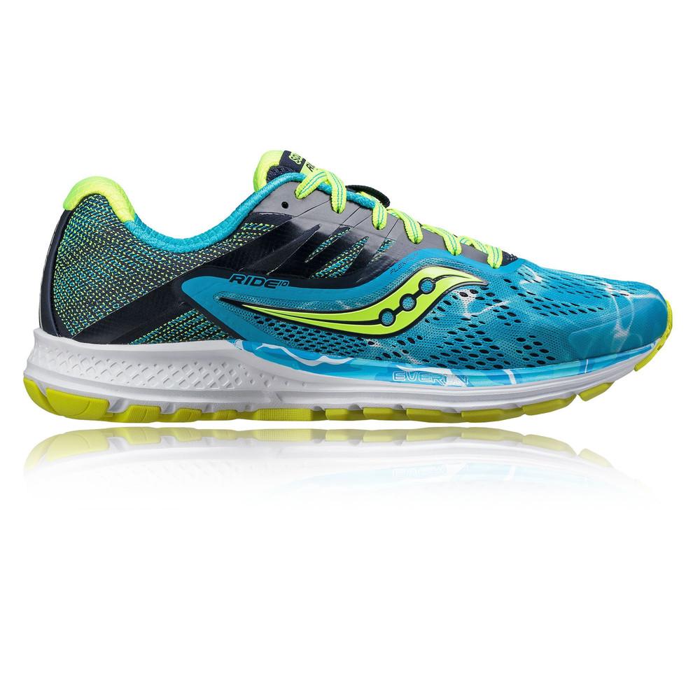 Saucony – Mujer Ride 10 Para Mujer Zapatillas De Running  – Aw17 Correr Azul/Azul