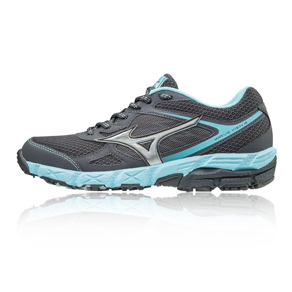 Mizuno – Mujer Wave Kien 4 Para Mujer Trail Zapatillas De Running  – Aw17 Correr Azul/Negro