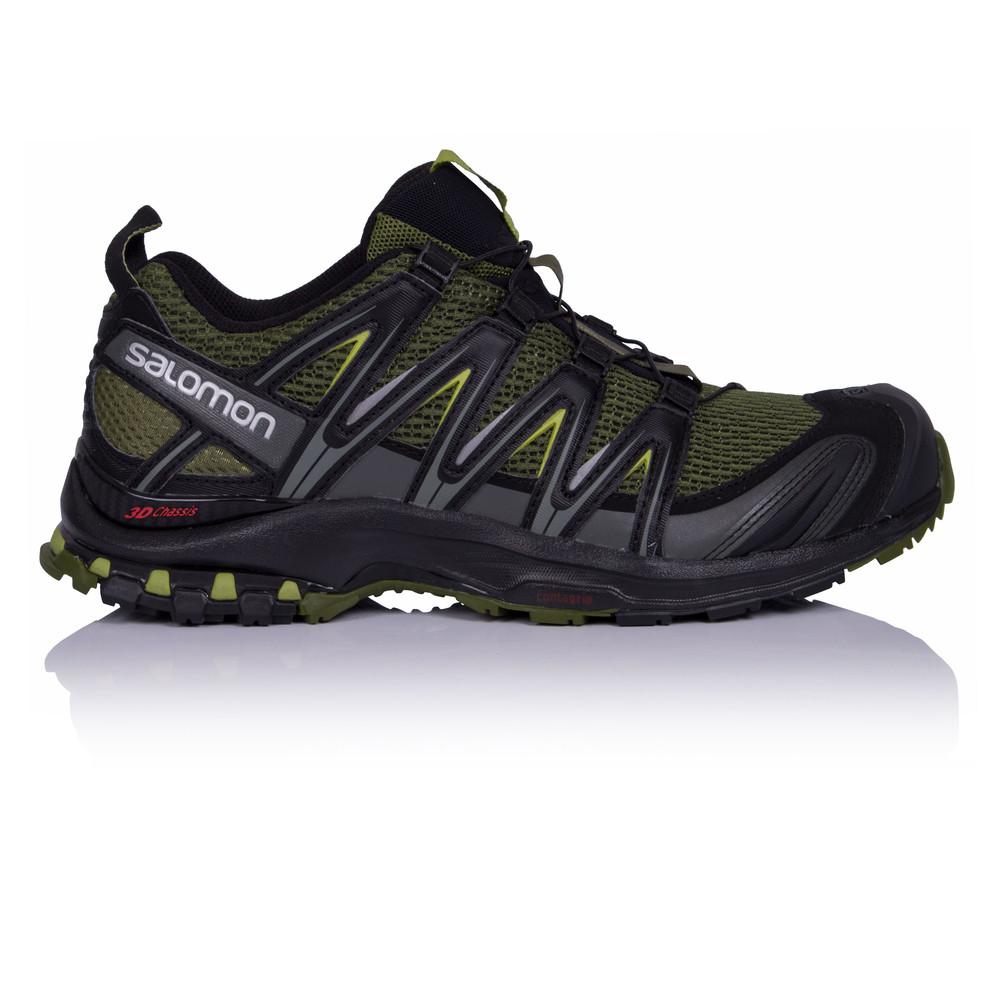 Salomon – Hombre Xa Pro 3D Trail Zapatillas De Running  – Ss18 Aire libre Verde/Negro